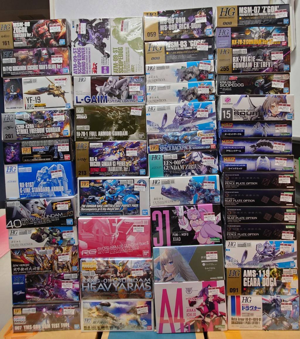ガンプラ　他　プラモデル　まとめ売り　現状品 ガンプラ他プラモデル各種入荷案内 | おたちゅう 安曇野店（旧