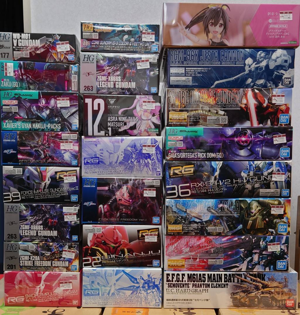 □ガンプラ他プラモデル各種入荷案内□ | おたちゅう 安曇野店（旧お宝